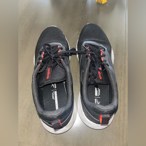 Reebok Men's Black and Red Athletic Sneakers - Picture 8 of 8